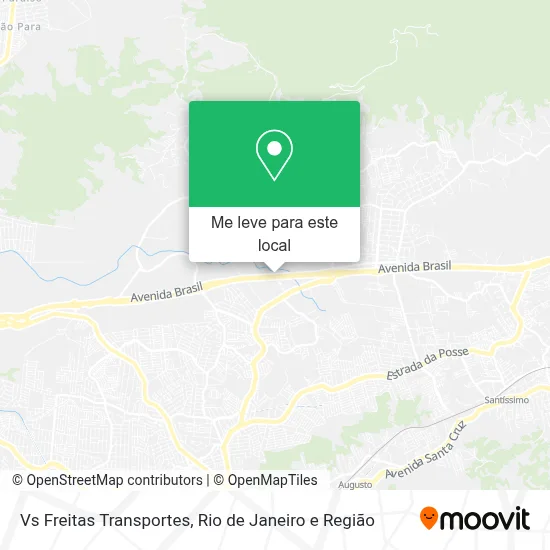 Vs Freitas Transportes mapa