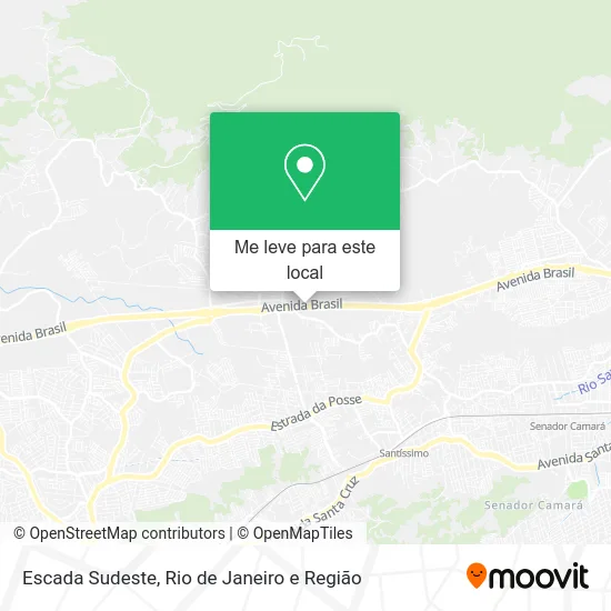 Escada Sudeste mapa