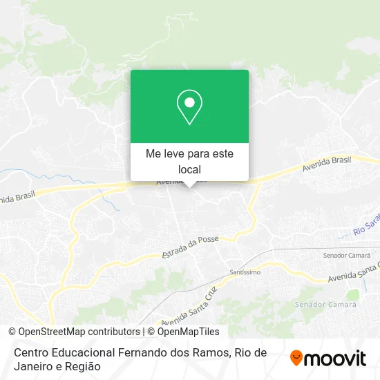 Centro Educacional Fernando dos Ramos mapa