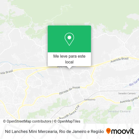 Nd Lanches Mini Mercearia mapa