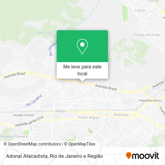 Adonai Atacadista mapa