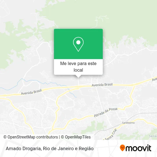 Amado Drogaria mapa