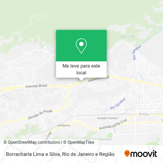 Borracharia Lima e Silva mapa