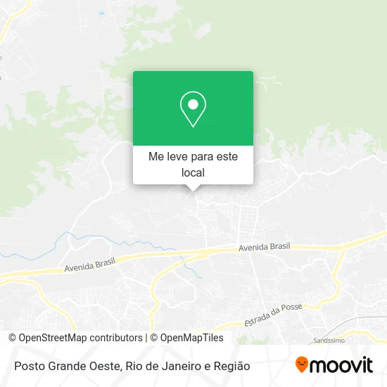 Posto Grande Oeste mapa