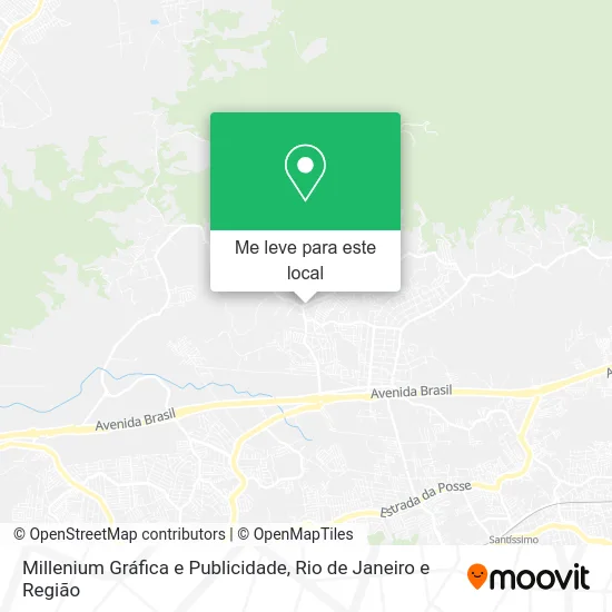 Millenium Gráfica e Publicidade mapa