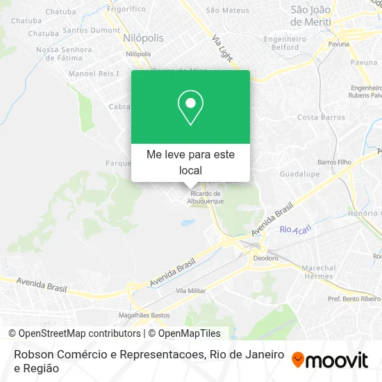 Robson Comércio e Representacoes mapa