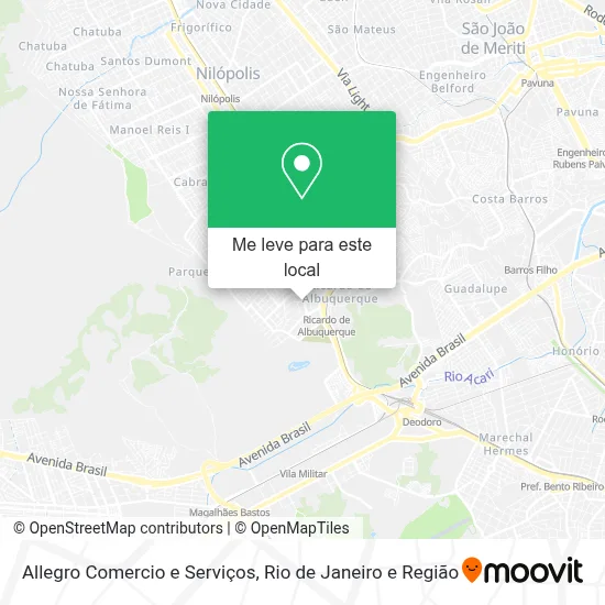 Allegro Comercio e Serviços mapa