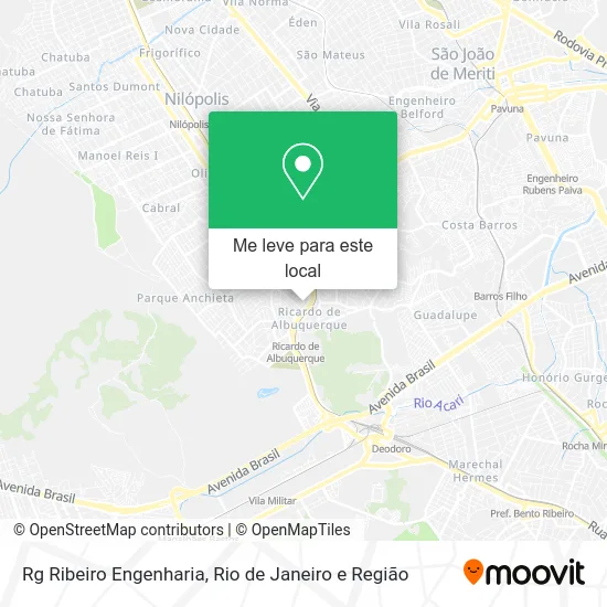Rg Ribeiro Engenharia mapa