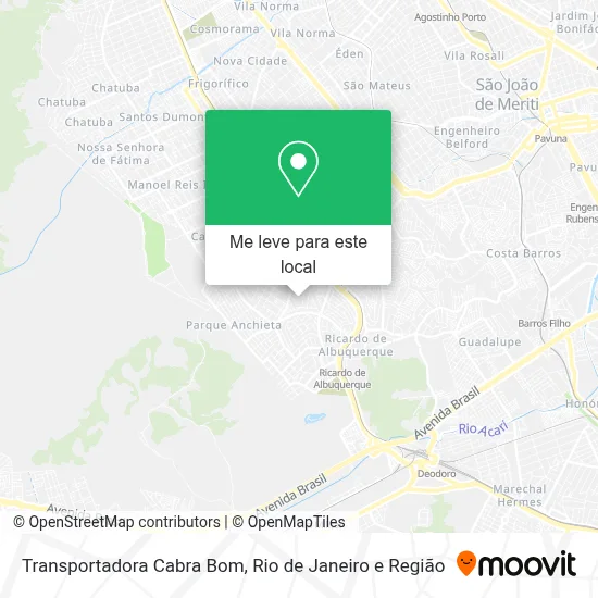 Transportadora Cabra Bom mapa