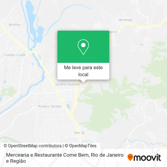 Mercearia e Restaurante Come Bem mapa
