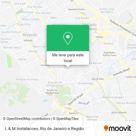 L & M Instalacoes mapa