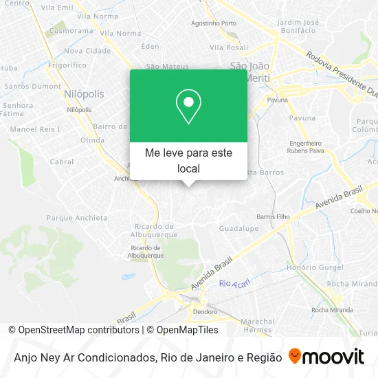 Anjo Ney Ar Condicionados mapa