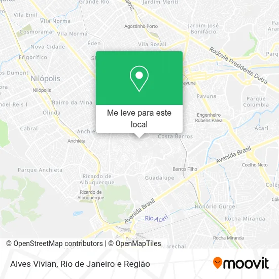 Alves Vivian mapa