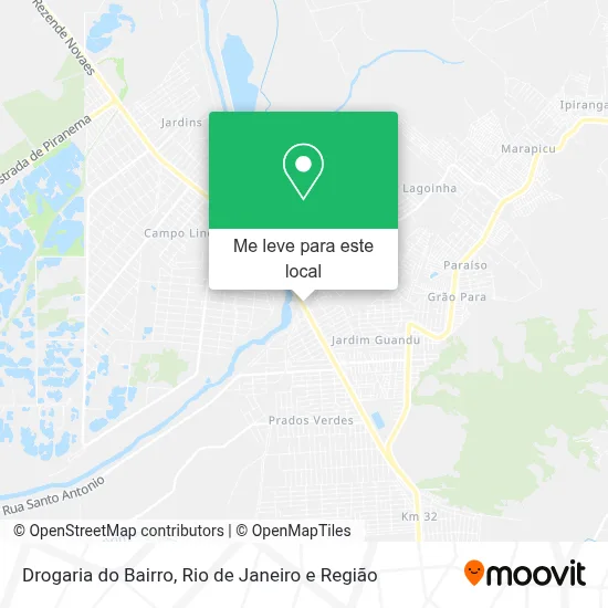 Drogaria do Bairro mapa