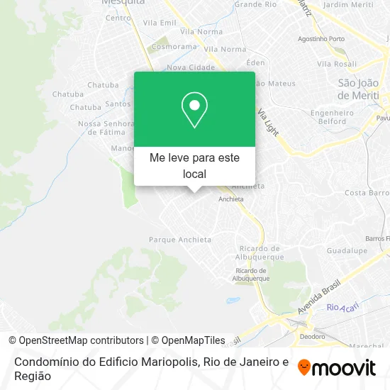 Condomínio do Edificio Mariopolis mapa