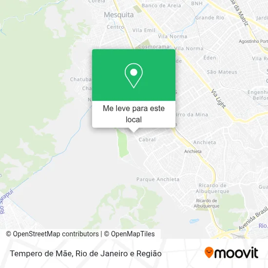 Tempero de Mãe mapa
