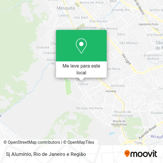 Sj Alumínio mapa