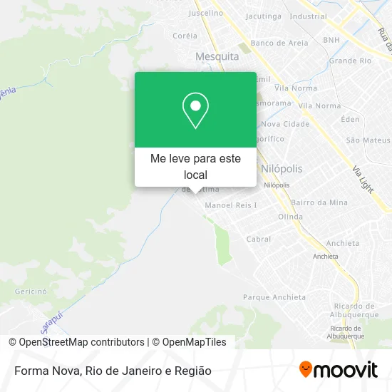Forma Nova mapa