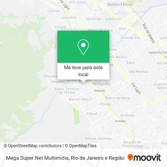 Mega Super Net Multimídia mapa