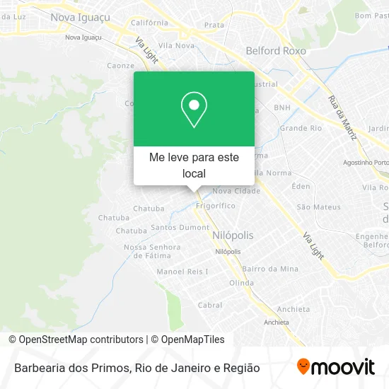 Barbearia dos Primos mapa