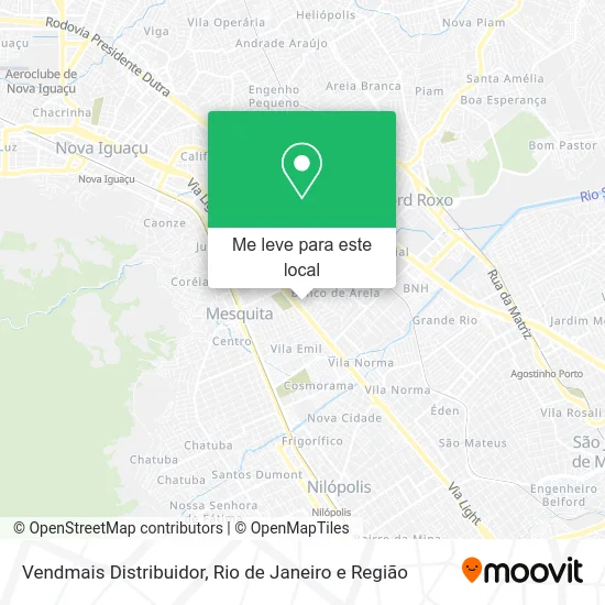 Vendmais Distribuidor mapa