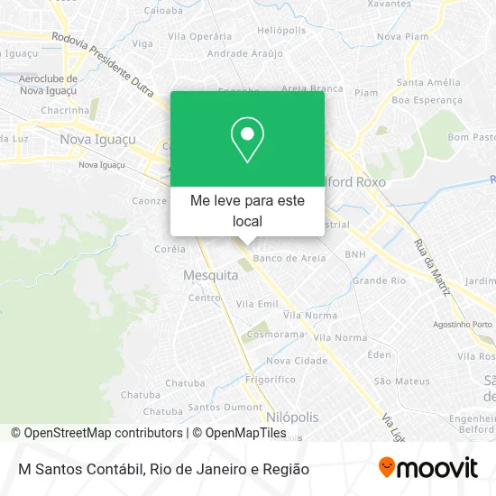 M Santos Contábil mapa