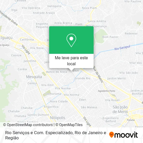 Rio Serviços e Com. Especializado mapa