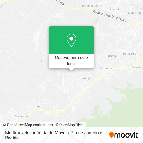 Multimoveis Indústria de Moveis mapa