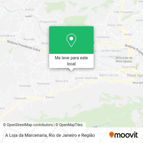 A Loja da Marcenaria mapa