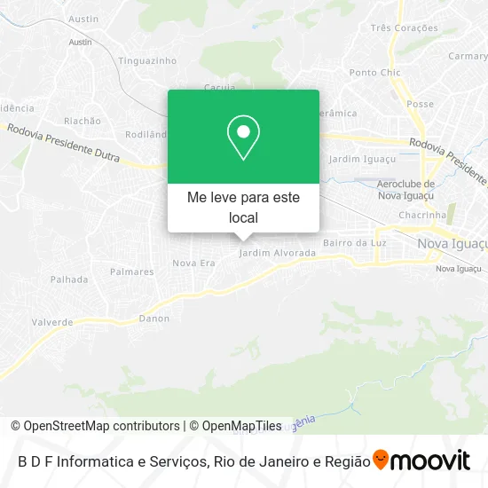 B D F Informatica e Serviços mapa