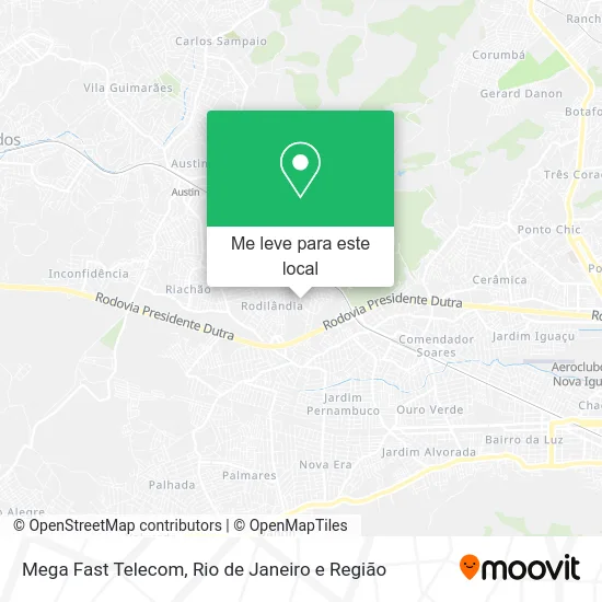 Mega Fast Telecom mapa