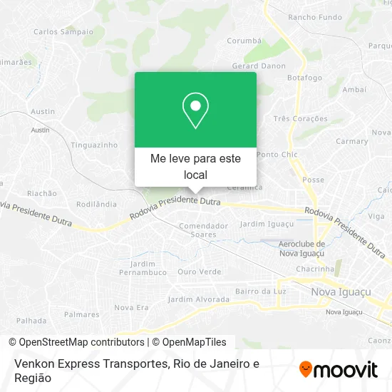 Venkon Express Transportes mapa
