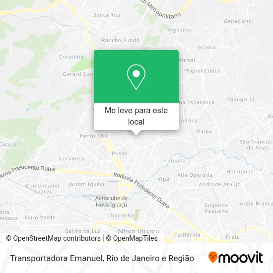 Transportadora Emanuel mapa
