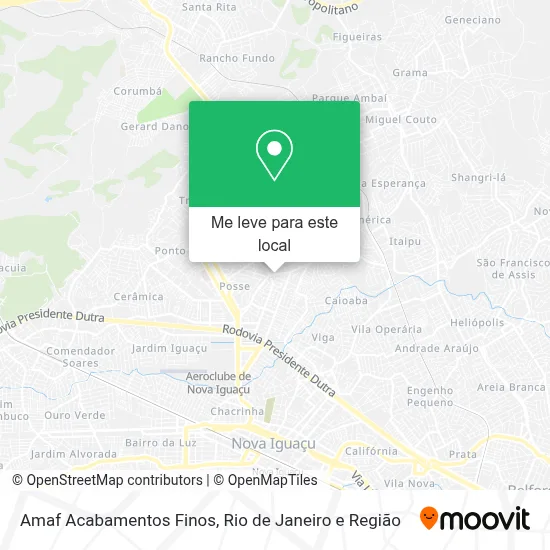 Amaf Acabamentos Finos mapa