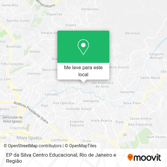 EP da Silva Centro Educacional mapa