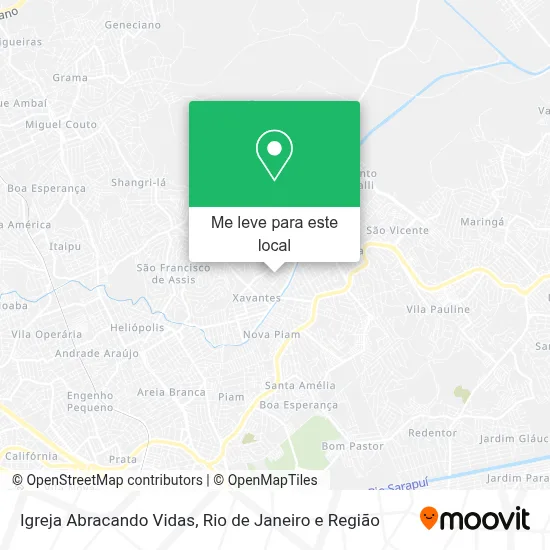 Igreja Abracando Vidas mapa