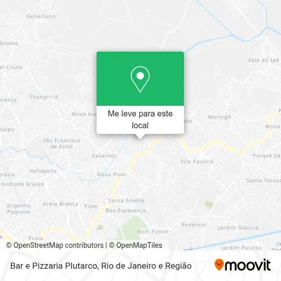 Bar e Pizzaria Plutarco mapa
