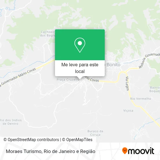 Moraes Turismo mapa