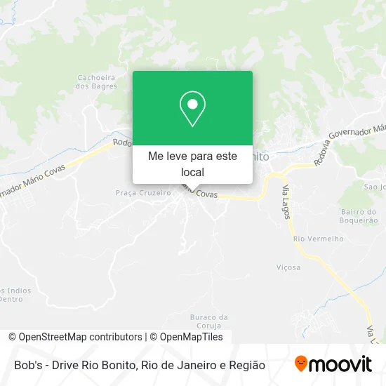 Bob's - Drive Rio Bonito mapa
