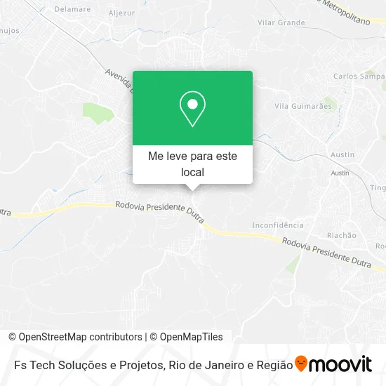 Fs Tech Soluções e Projetos mapa