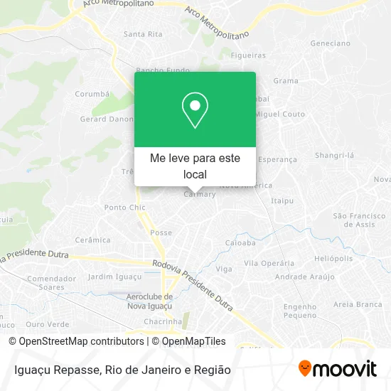 Iguaçu Repasse mapa