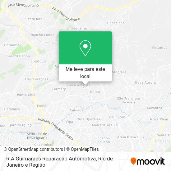 R.A Guimarães Reparacao Automotiva mapa