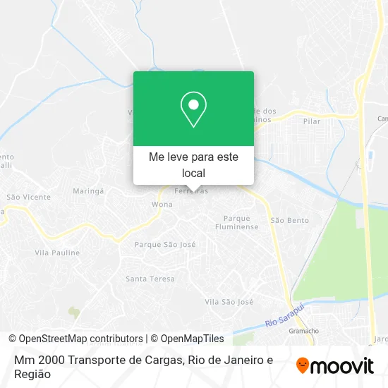 Mm 2000 Transporte de Cargas mapa