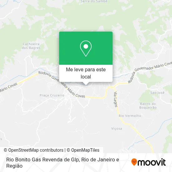 Rio Bonito Gás Revenda de Glp mapa