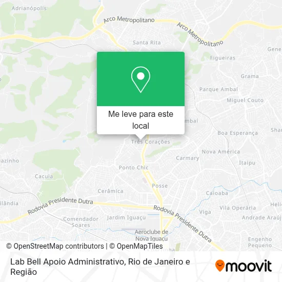 Lab Bell Apoio Administrativo mapa