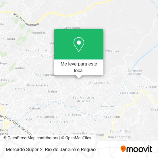 Mercado Super 2 mapa