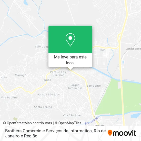 Brothers Comercio e Serviços de Informatica mapa