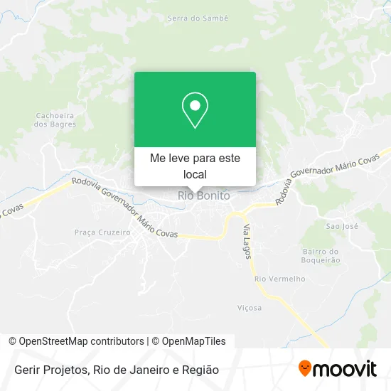 Gerir Projetos mapa