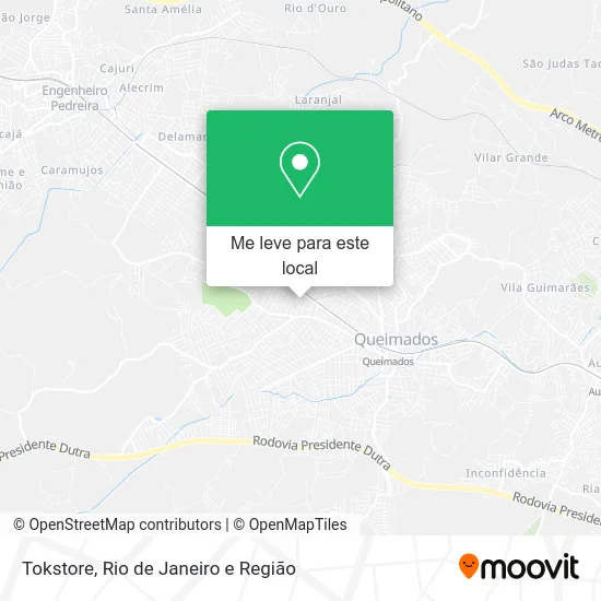 Tokstore mapa