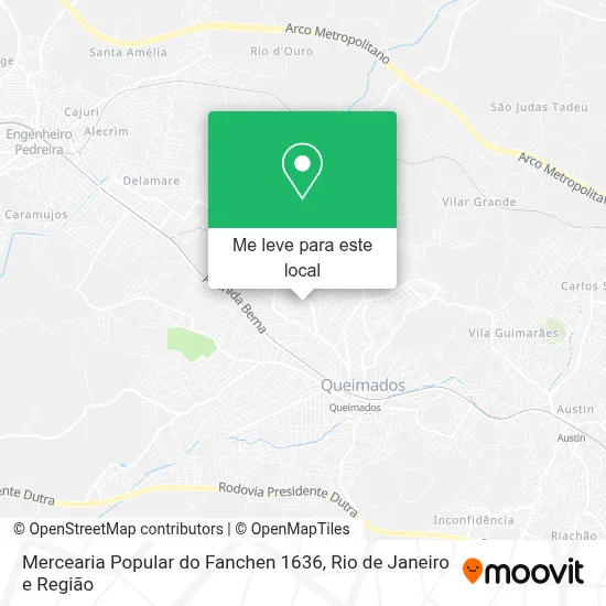 Mercearia Popular do Fanchen 1636 mapa